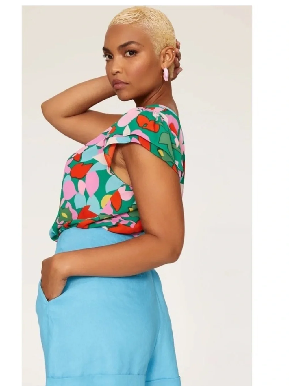 J.Crew Hannah Mildred floral coche top Size Small
